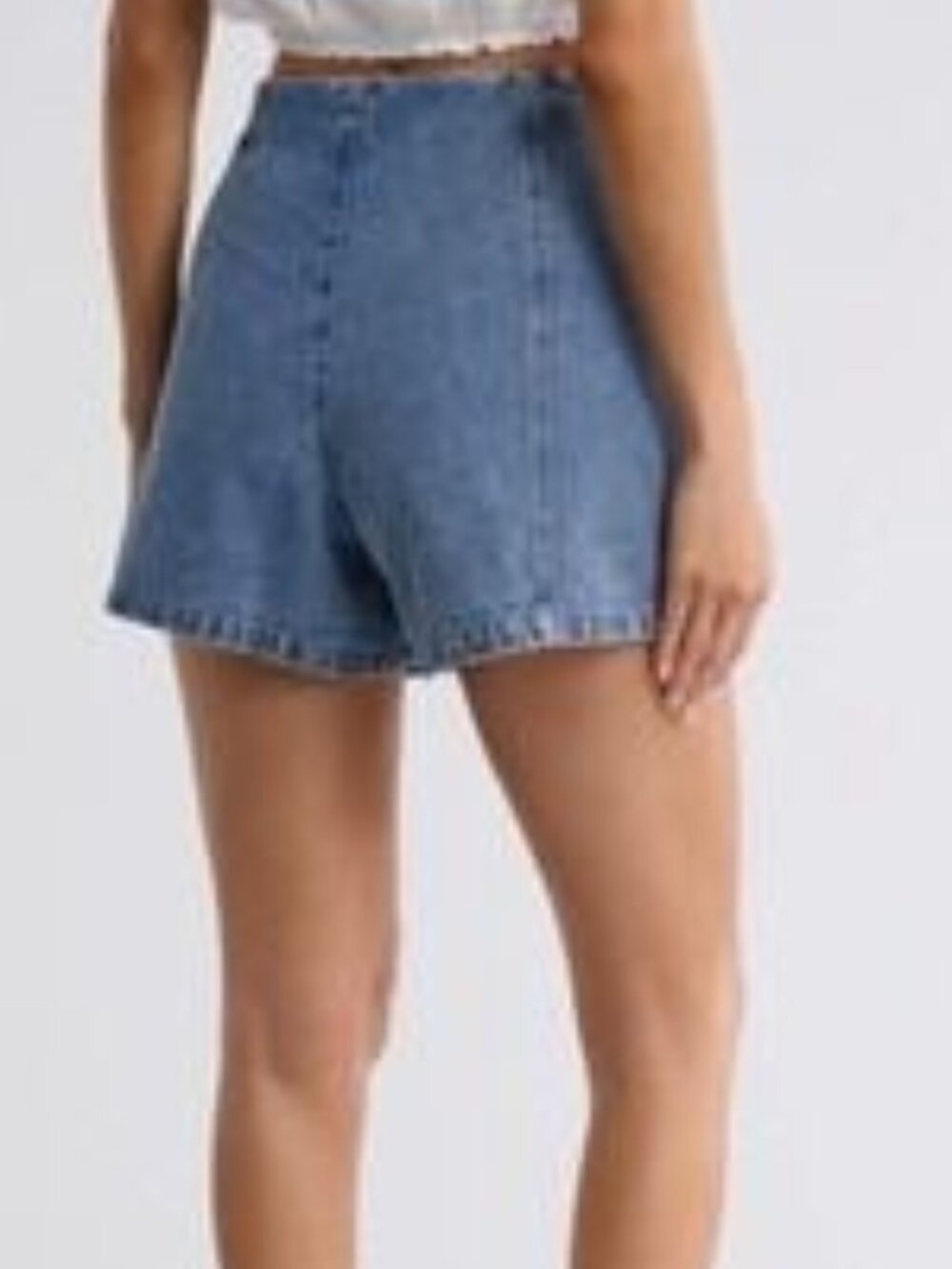 NWT Vigoss Denim Faux‎ Wrap Skort SEE DESCRIPTION - Picture 5 of 5